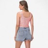 Anna-Kaci Women's Sequin Square Neck Tank Top with Sleeveless Design and Cropped Fit - 3 of 4