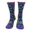 Crazy Dog T-Shirts Women's Im So Excited Im So Scared Socks Funny Thrilled Panicking Footwear - 3 of 4