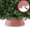 Casafield Water Hyacinth Christmas Tree Collar, Woven Tree Base Cover with Cord Cut Out - 4 of 4