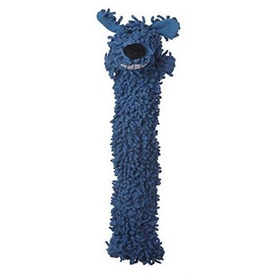 Multipet Loofa Floppy Plush Dog Toy - Blue