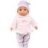 Bayer Design: My First Baby - Pink & Rainbow Pajama Outfit - 11" Soft Body Doll - 3 of 4