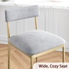 Bar Stools Set of 2, Kitchen Bar Stools with Footrest, 25.5 Inches Upholstered Bar Chairs with Back, 2 Counter Height Barstools - 2 of 4