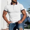 Men's Long Sleeve Polo Shirts Regular Fit Collared T-Shirt Casual Workout Golf Shirts - 2 of 4
