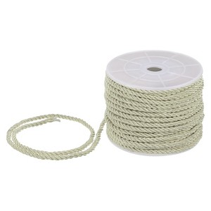 Unique Bargains Soft Polyester Twisted Silk Decorative Craft Cord Trim Cord Rope 22 Yards 1 Pc - 1 of 4