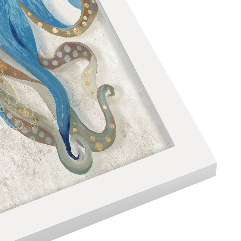 Americanflat Coastal Wall Art Room Decor - Blue Octopus by PI Creative Art, 3 of 7