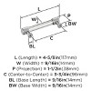 Amerock Farewind Pull for Cabinets, Drawers, and Furniture - 3 of 4