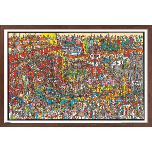Trends International Where's Waldo? - Toys Toys Toys Framed Wall Poster Prints - 1 of 4
