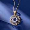 Ross-Simons 0.50 ct. t.w. Diamond Heart Circle Pendant Necklace in 18kt Gold Over Sterling Size 20 - 2 of 4