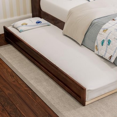 AFI Furnishings Mid-Century Modern Trundle Bed, Twin, Walnut