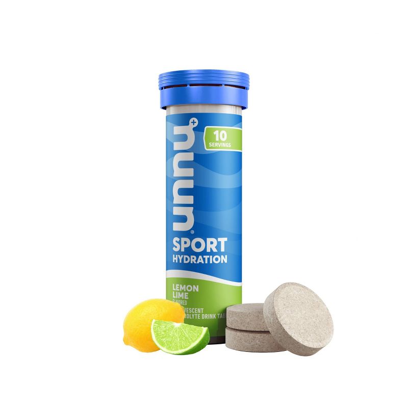 nuun Hydration Sport Drink Vegan Tabs - Lemon Lime - 10ct, 1 of 13