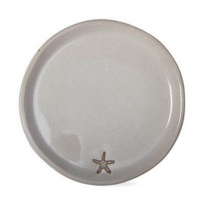 tagltd Seashore Seastar Appetizer Plate Dinnerware Serving Plates