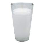 6.5oz Rosary Jar Candle White - Continental Candle