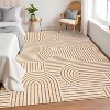 Runner Rug, Modern Minimalist Arched Lines Carpet, Machine Washable Area Rug Pet Friendly for Hallway, Kitchen, Bathroom - 4 of 4