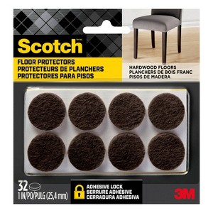 Scotch 1" 32pk Felt Pads - 1 of 4