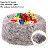 Bean Bag Chair Cover Only, Soft Plush Bean Bag Cover No Filler for Adults Kids, Washable Bean Bag Couch Cover - 4 of 4