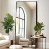 PexFix Rectangular Metal Framed Full Length Wall Mirror Free Standing Mirror - 2 of 4