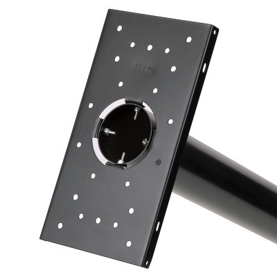 Bristol Black Aluminum Top Mount Mailbox Post