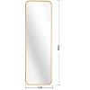 NicBex 47"x14" Door Mirror Full Length,Rectangle Over the Door Mirror with Aluminum Alloy Frame,Over Door Mirror for Bedroom,Bathroom - 3 of 4