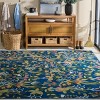 Martha Stewart Floral - MSRW192 - Indoor Power Loomed Machine Washable Skid-Resistant Rugs - 2 of 4