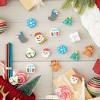 Juvale 100 Pieces Mini Christmas Erasers for Kids Party Favors, Bulk Holiday Stocking Stuffers in 8 Festive Designs - 2 of 4