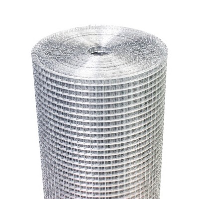 Hardware Cloth 19 Gauge, Hot-dip Galvanized After Welding Chicken Wire Fence Roll Garden Plant Welded Metal Wire Fencing Roll