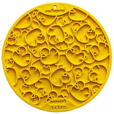 Duckies Design eMat Enrichment Lick Mat With Suction Cups