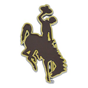 NCAA University of Wyoming Cowboys 3D Metal Emblem - 1 of 3