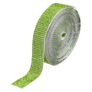Unique Bargains Self-Adhesive Crafts Decorations Crystal Rhinestone Diamond Ribbons - 1 of 4