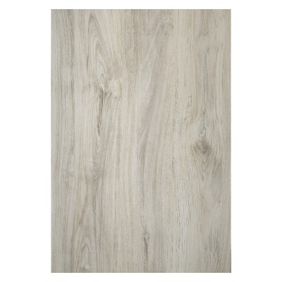 Transitional Whitewash 1-Drawer Nightstand with USB Charging