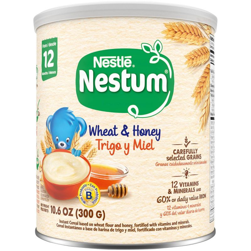 Gerber Nestum Wheat and Honey Baby Cereals - 10.58oz, 3 of 8