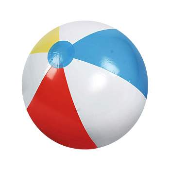 Northlight 16" Multi-Color 6 Panel Inflatable Beach Ball