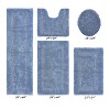 Lux Premium 100% Cotton Tufted Solid Reversible 5 PC Bath Rug Set – Ultra-Soft, Water-Absorbent, Durable, Machine Washable Bathroom Rug - 2 of 4