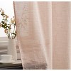 HLC.ME Emily Faux Linen Semi Sheer Light Filtering Grommet Lightweight Window Curtains Drapery Panels, Set of 2 - 4 of 4