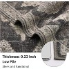 Area Rug Washable Soft Vintage Large Rug Retro Foldable Low Pile Indoor Floor Carpet Farmhouse Non-Slip Throw Rugs Dining Room - 4 of 4