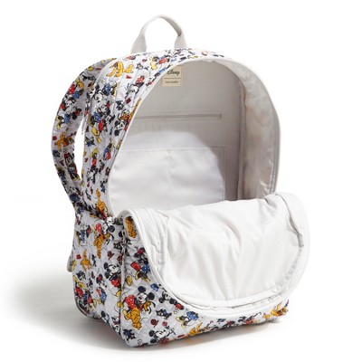 Рюкзаки Vera Bradley Women's Outlet Disney Cotton Essential Large Backpack Mickey Mouse Family Fun Multi — фото 2