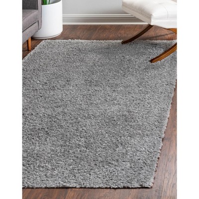 Unique Loom Davos Shag Solid Indoor Woven Area Rug
