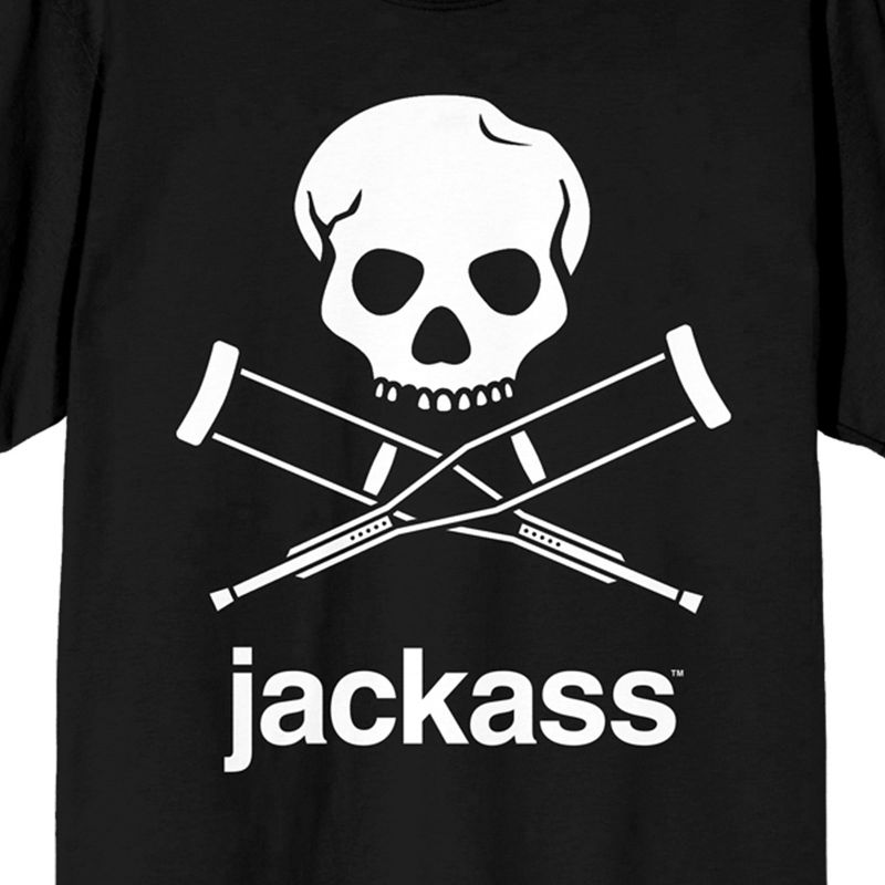 Jackass Key Art Women's Black T-Shirt, 2 of 4
