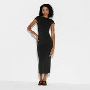Women's Backless Cap Sleeve Midi Bodycon Dress - Wild Fable™ - 2 of 3
