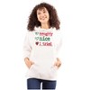Christmas Naught Nice I Tried Hearts Hoodie Sweatshirt Women Men Brisco Brands - 3 of 4