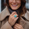 Ross-Simons Turquoise Wrap Ring in Sterling Silver - 2 of 4