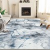 Washable Runner Rug – Modern Non-Slip Abstract Marbled Indoor Carpet for Kitchen, Hallway, Bathroom - 3 of 4