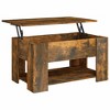 Coffee Table Smoked oak Engineered wood 31.1 x 19.3 x 16.1 in - 2 of 4