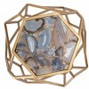 Ava Geometric Accent Table - Multi Colored Agate/Gold - Safavieh. - 4 of 4