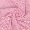 Anna-Kaci Women's Open Front Sleeveless Crochet Knit Vest with Asymmetrical Hem and Lightweight Draped Design - 4 of 4
