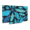 Trademark Fine Art Alonzo Saunders  Black and Blue I 3 Piece Panel Set Art - 2 of 3