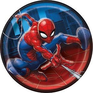 Spider-Man 7" 8ct Party Paper Plates - 1 of 3