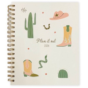 Designer Greetings Papers 2025 - 2026 Weekly/Monthly Mini Ultimate Planner 7"x"9 Western - 1 of 4