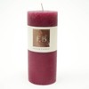 FONTOI Rustic Pillar Candle, Wax Candle for Home Decor, Warm Glow for Relaxation, Celebrations & Everyday Use, Red, 3"*7"*3" - 3 of 4