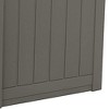 Suncast 22 gallon Indoor/Outdoor Backyard Patio Small Storage Deck Box with Attractive Bench Seat and Reinforced Lid, Stone (3 Pack) - 4 of 4