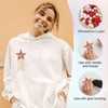 Unique Bargains Star Shape Rhinestone Glitter Iron On Sew Beaded Applique Patches 4 Pcs - 3 of 4